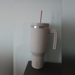 Hydrapeak Voyager 40 oz Tumbler with Handle and Straw Lid Stainless Steel